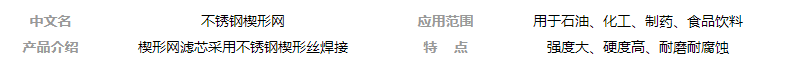 不銹鋼楔形網(wǎng)濾芯的優(yōu)勢_http://www.ypzjw.cn_新聞資訊_第1張